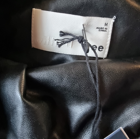 🆕️ Aritzia Wilfred Free Daria Vegan Leather High Waisted Leggings Pants Size M - Picture 6 of 11